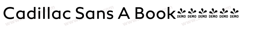 Cadillac Sans A Book字体转换